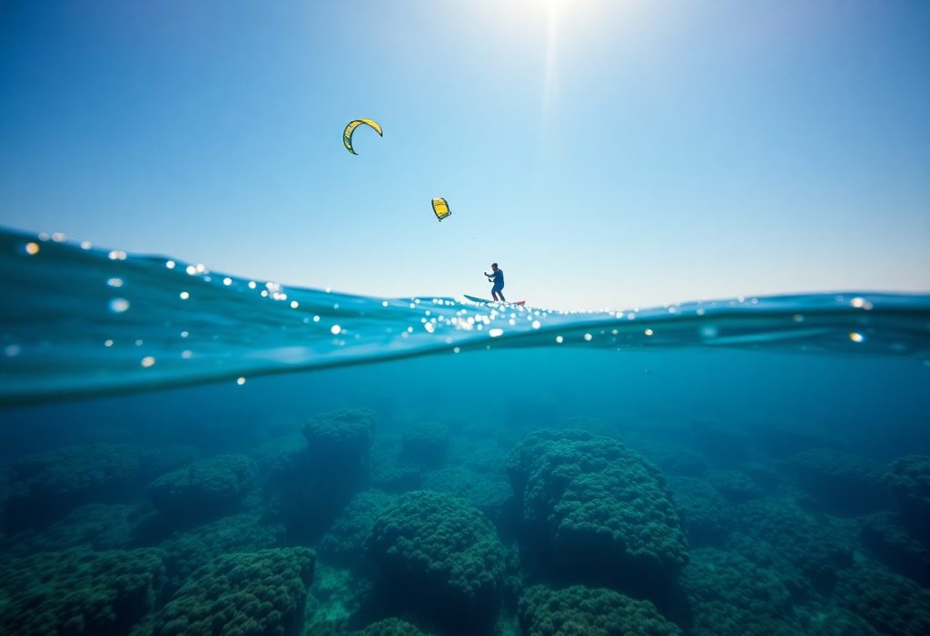 Sport acquatici nel Salento. Kite, surf e immersioni nelle acque cristalline. 1