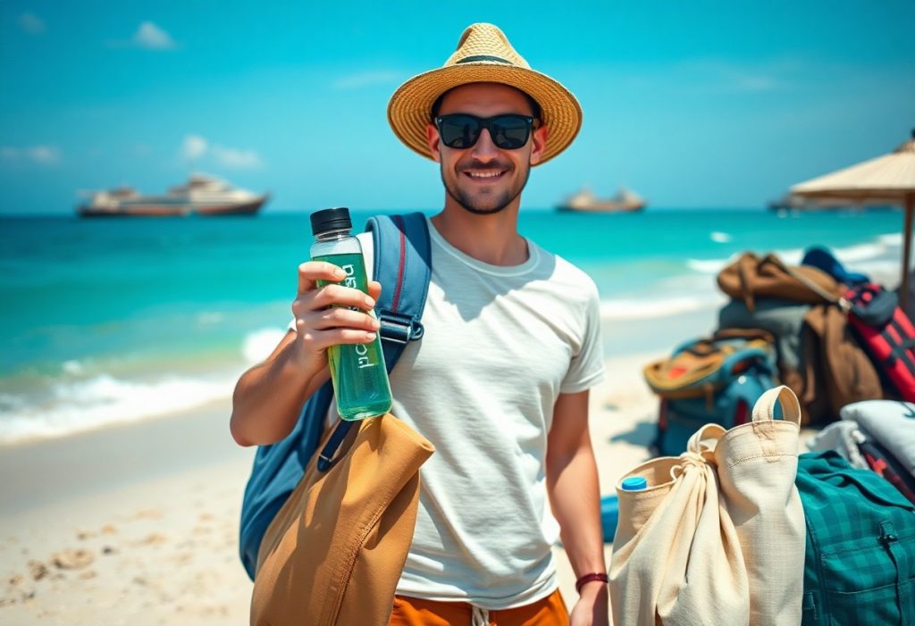 Viaggiare senza plastica. Come ridurre i rifiuti durante le vacanze. 1